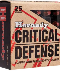 Hornady Critical Defense 9mm Luger Ammo 115 Grain Hornady FTX Polymer Tip Box of 25
