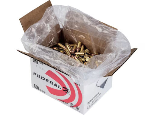 Federal Champion 9mm Luger Ammo 115 Grain Full Metal Jacket Box of 500 Bulk