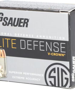 Sig Sauer Elite Performance 9mm Luger Ammo 124 Grain Sig V-Crown Jacketed Hollow Point