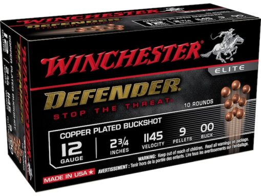 Winchester Defender 12 Gauge Buckshot Ammo