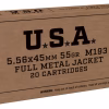 Winchester M193 5.56x45mm NATO 55 Grain Full Metal Jacket