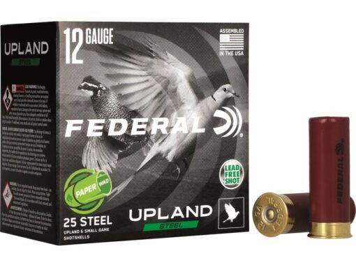 Federal Upland Paper Wad 12 Gauge Steel Ammo