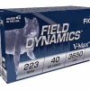 Fiocchi Field Dynamics 223 Remington Ammo 40 Grain Hornady V-Max Polymer Tip