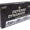 Fiocchi Defense Dynamics 9mm Luger Ammo 124 Grain Jacketed Hollow Point