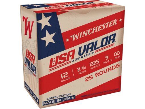 Winchester USA Valor 12 Gauge Buckshot Ammo