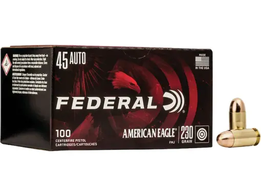 Federal American Eagle 45 ACP Ammo 230 Grain Full Metal Jacket