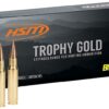 HSM Trophy Gold 308 Winchester Ammo 168 Grain Berger Hunting VLD (Very Low Drag) Jacketed Hollow Point