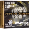 Federal Personal Defense Punch 9mm Luger Ammo 124 Grain Jacketed Hollow Point