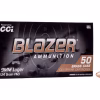 Blazer Brass 9mm Luger Ammo 124 Grain Full Metal Jacket