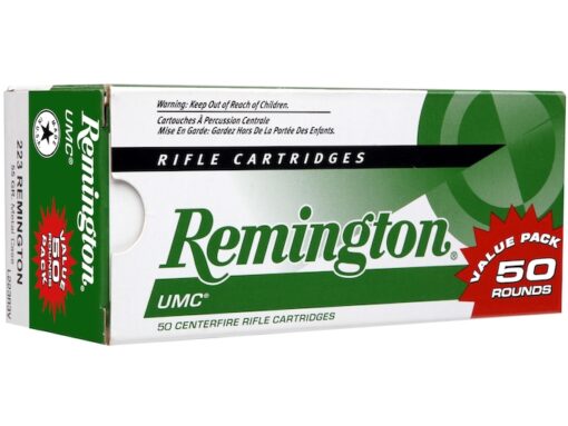 Remington UMC 223 Remington Ammo 55 Grain Full Metal Jacket