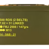 Sellier & Bellot M80 Ball Linked 7.62x51mm NATO Ammo 147 Grain Full Metal Jacket Ammo